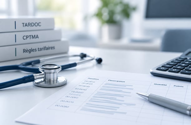cabinet médecin TARDOC tarif coûts facturation