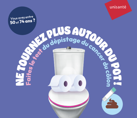 mars bleu unisanté 2026 dépistage cancer côlon