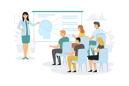 psychiatrie formation médecin neuro - freepik